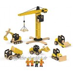 Tidlo T0415 Holzbagger Baufahrzeuge Spielzeug Mehrfarbig