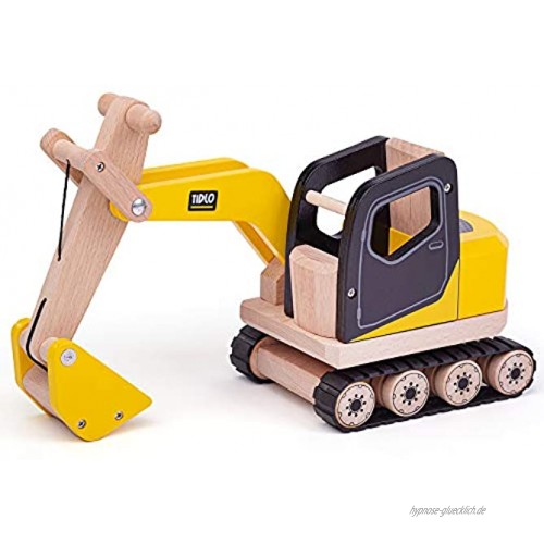 Tidlo T0415 Holzbagger Baufahrzeuge Spielzeug Mehrfarbig