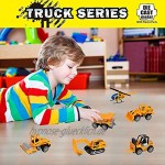 Vanplay Mini Spielzeugautos Baufahrzeug Bagger LKW Set Legierung Modellauto für Kinder 3 4 5 Jahre ,6 pcs Set 6PCS