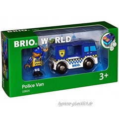 BRIO Bahn 33825 Polizeiwagen mit Licht und Sound
