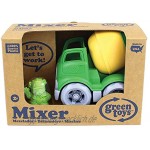 Green Toys 8601263 Betonmischer Baufahrzeug nachhaltiges Spielfahrzeug für Kinder ab 24 Monaten Grün Gelb