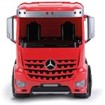 Lena 04610 Worxx Muldenkipper Mercedes Benz Arocs ca. 45 cm Baustellen Spielfahrzeug für Kinder ab 3 Jahre robuster Kipper LKW mit verriegelbarer Kippmulde und beweglicher Heckklappe