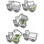 Multigo Traktor-Set 2in1 mit Anhänger Frontlader Schaufel Pritsche Fahrzeug mit austauschbaren Aufbauten