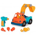 Wonder Wheels by Battat Kranwagen zum Auseinandernehmen – Spielzeug Kranwagen mit Bohrmaschine für Kinder ab 3 Jahren 31 Stück