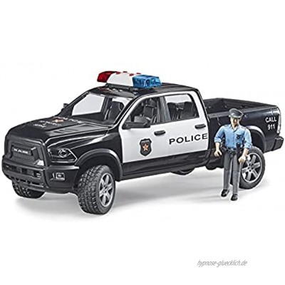 Bruder 02505 RAM 2500 Polizei Pickup mit Polizist