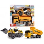 Dickie Toys 203726008 Construction Twin Pack gelb