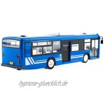 efaso RC Bus E635-003 1:32 2,4GHz realistischer Stadtbus mit Licht Sound Hupe und beweglichen Türen in BLAU