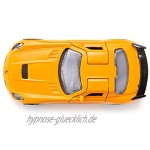 Siku 1542 Mercedes-Benz SIS AMG Black Series Sportwagen Metall Kunststoff Gelb Flügeltüren zum Öffnen Gummierte Reifen