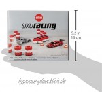 SIKU 6854 Zubehör Reifenstapel und Pylonen Je 20 Stück Rot Weiß Gummi Kunststoff