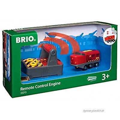 BRIO World 33213 IR-Frachtlok – Elektrische Lokomotive mit Fernsteuerung – Zubehör für die BRIO World – Kleinkindspielzeug empfohlen ab 3 Jahren
