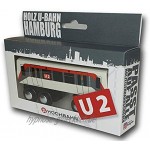 Holz U-Bahn Hamburg Linie U2