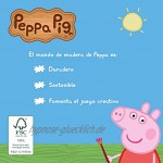 Peppa Pig CO07210 Tren de Madera Abuelo Holzzug Opa Pig weiß