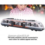 Pssopp Zugmodell Spielzeug Simulation Legierung Zug Hochgeschwindigkeitswagen Modell Kinder Pädagogisches ZugspielzeugWeiß