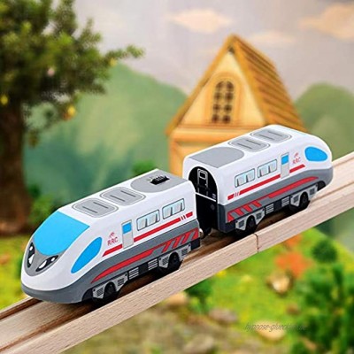 Zug Spielzeug Holzeisenbahn Elektrische Steam Era Güterzug Classic Kinderlok Toy Für Thomas BRIO Holzschiene