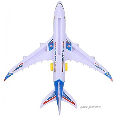 43cm Länge Simulation Flugzeug Modell Flugzeug Spielzeug Kognitives Flugzeug Spielzeug mit Ton und Licht für Kinder