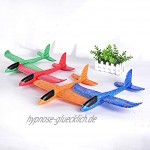 AMOYER Schaum Flugzeug-Modell Flugzeug Für Handeinführung Kinder Im Freien Spielen Spielzeug 1 Pc Grün 48 cm