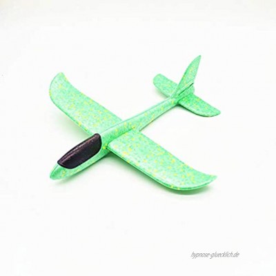 AMOYER Schaum Flugzeug-Modell Flugzeug Für Handeinführung Kinder Im Freien Spielen Spielzeug 1 Pc Grün 48 cm