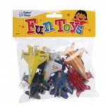 Baker Ross AT205 Flugzeug zum Aufziehen 6 Stück Spielzeug für Kinder Sortiert