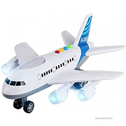 Black Temptation Spielzeug-Flugzeug-Musik-Jungen-Spielzeug-Flugzeuge des Modell-übergroßen Kindes weiß