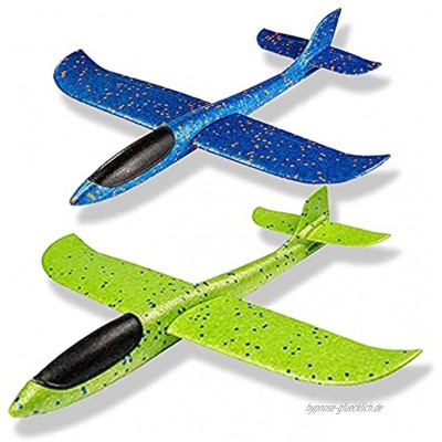 FOTBIMK Schaumstoff-Wurfsegelflugzeug Flugzeug-Spielzeug-Handflugzeug-Modell für Kinder Geburtstagsgeschenk Manuelles Werfen Outdoor-Sportspielzeug für Herausfordernde