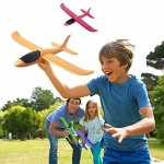 Segelflugzeug 4 Stück 36cm Schaum Flugzeug Spielzeug,Kinder Styroporflieger Flugzeug Spielzeug,Manuelles werfen Flugzeug,Manuelles Wurfspiel,Outdoor-Sports Flugzeug Spielzeug