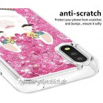 Miagon Flüssig Hülle für Samsung Galaxy A01,Glitzer Treibsand Handyhülle Glitter Quicksand Schutzhülle Bumper Case Cover,Hirsch