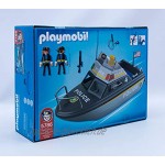 PLAYMOBIL 5786 Polizei Schnellboot US Boot mit Figuren
