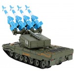 Legiertes Spielzeug Raketenmodell mit 1:40 Führung langlebiger Panzer mit Rückzugsfunktion für Kinder