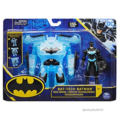Bizak 61927829 Batman Figur 10 cm mit Bat Tech Rüstung 10 Centimeters