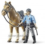 Bruder 62507 Pferd mit Polizist Reit- und Polizeiausrüstung