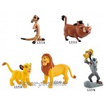 Bullyland 12254 Spielfigur Walt Disney König der Löwen Junger Simba ca. 4,7 cm ideal als Torten-Figur detailgetreu PVC-frei tolles Geschenk für Kinder zum fantasievollen Spielen