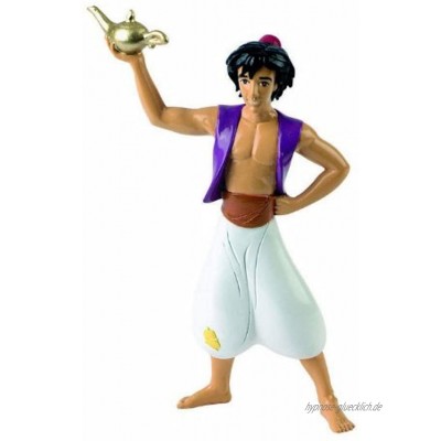 Bullyland 12454 Spielfigur Walt Disney Aladdin ca. 12,5 cm ideal als Torten-Figur detailgetreu PVC-frei tolles Geschenk für Kinder zum fantasievollen Spielen