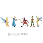 Bullyland 12651 Spielfigur Walt Disney Peter Pan Kapitän Hook ca. 9,4 cm ideal als Torten-Figur detailgetreu PVC-frei tolles Geschenk für Kinder zum fantasievollen Spielen