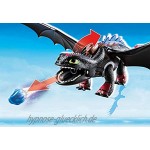 PLAYMOBIL DreamWorks Dragons 70727 Dragon Racing: Hicks und Ohnezahn Mit Lichtmodul Ab 4 Jahren