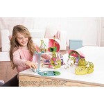 Schleich 42445 bayala Spielset Glitzerndes Blütenhaus mit Einhörnern See und Stall Spielzeug ab 5 Jahren