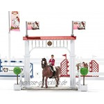Schleich 42338 Horse Club Spielset Großes Reitturnier mit Pferden Spielzeug ab 5 Jahren