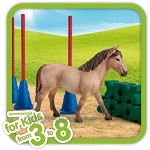 Schleich 42483 Farm World Spielset Pony Slalom Spielzeug ab 3 Jahren
