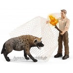 Schleich 42504 Wild Life Spielset Angriff der Hyäne Spielzeug ab 3 Jahren
