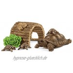Schleich 42506 Wild Life Spielset Zuhause für Schildkröten Spielzeug ab 3 Jahren