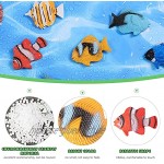 TOYMYTOY 12 stücke Kunststoff Mini Fisch Spielzeug Simulation Tropische Fische Abbildung Modell Vorschule Kinder Lernspielzeug