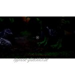 BAZOVE Leuchtend Ferngesteuert Dinosaurier Spielzeug RC Dinosaurier Elektrospielzeug mit LED Leuchten Augen Gehen und Brüllen Projektionssprühfunktion Realistisches T-Rex Dinosaurierspielzeug Grün