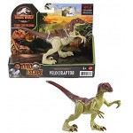 Jurassic World GWN32 Dino-Angriff Velociraptor Camp Kreidezeit Dinosaurier-Actionfigur mit beweglichen Gelenken ab 4 Jahren