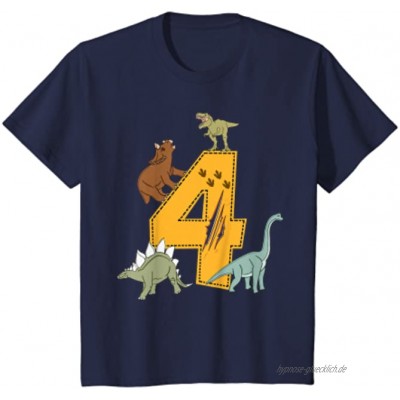 Kinder Geburtstagsshirt 4 Jahre Junge Dinosaurier Dino T-Shirt