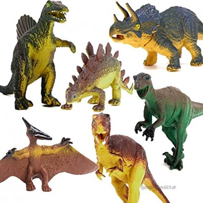 LEORX 6ST Dinosaurier Spielzeug pädagogisches Spielzeug für Kinder