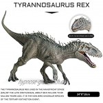 LZYANG Tyrannosaurus Tyrannosaurus Rex Realistisches Design Dinosaurier Spielzeug Modell Jurassic World Tyrannosaurus Rex Dinosaurier Modell Das Gleiche Wie Der Film Jungen