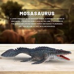 miraculocy Mosasaurus Model-Dinosaurier ， Dinosaurier Realistische Figuren Lebensechter Mosasaurus ， Perfektes Dinosaurierspielzeug für Sammlerdekoration ， Partybevorzugung Kinderspielzeuggeschenk