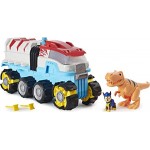 PAW Patrol Dino Rescue Dino Patroller motorisiertes Teamfahrzeug mit exklusiver Chase und T-Rex Figuren