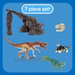 Schleich 41461 Dinosaurs Spielset Dinoset mit Höhle Spielzeug ab 5 Jahren