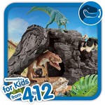 Schleich 41461 Dinosaurs Spielset Dinoset mit Höhle Spielzeug ab 5 Jahren