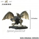 jiamin Monster Hunter World Nergigante spezielle Transparente Version PVC-Abbildung 3,5 Zoll Nicht Originale Version